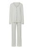 Una Crochetta Stitch Cotton Pajama Set | Green Beryl 74773-2707