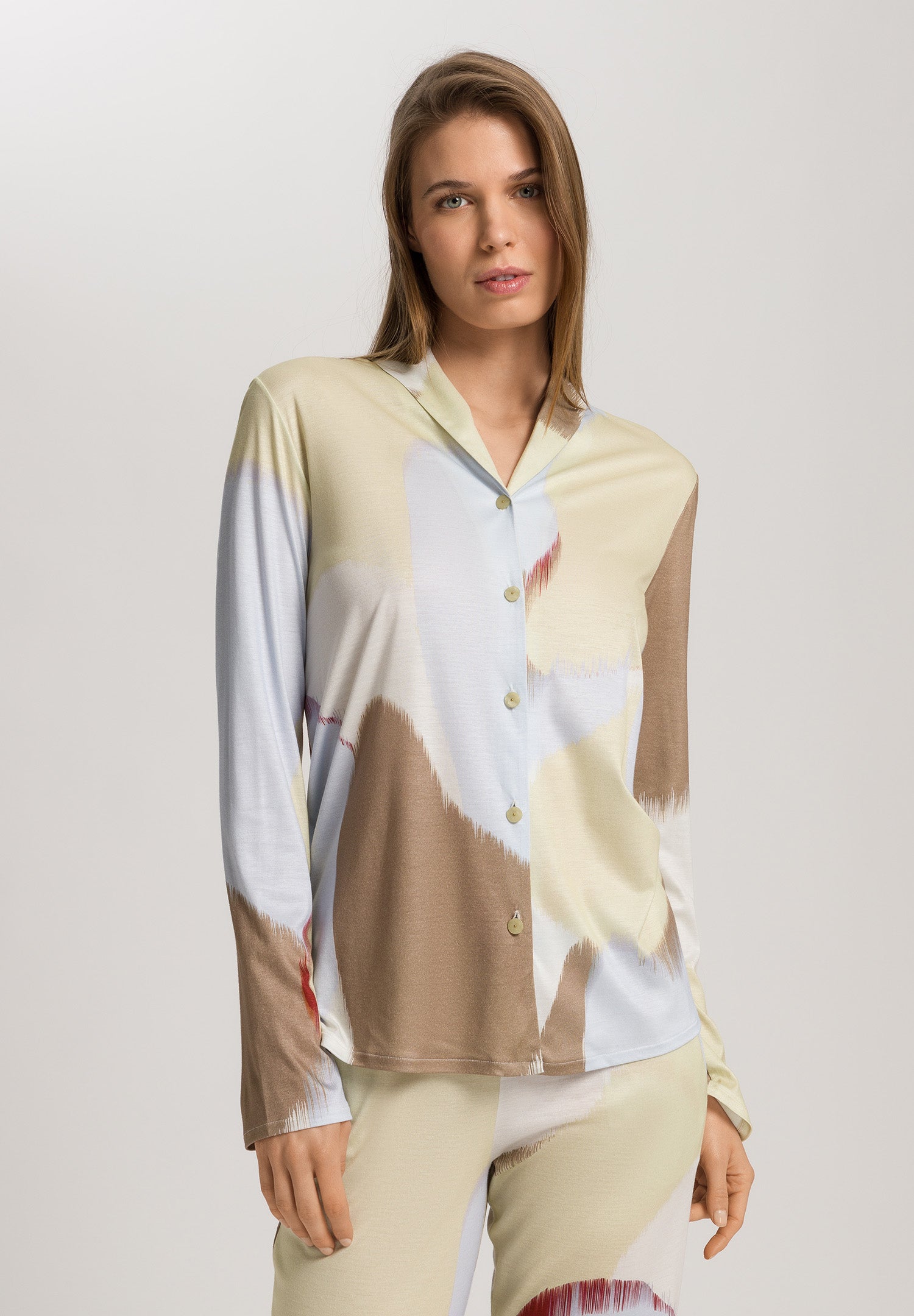 Olivia Soft Tencel™ Collared Shirt | Abstract Paint 74775-3050