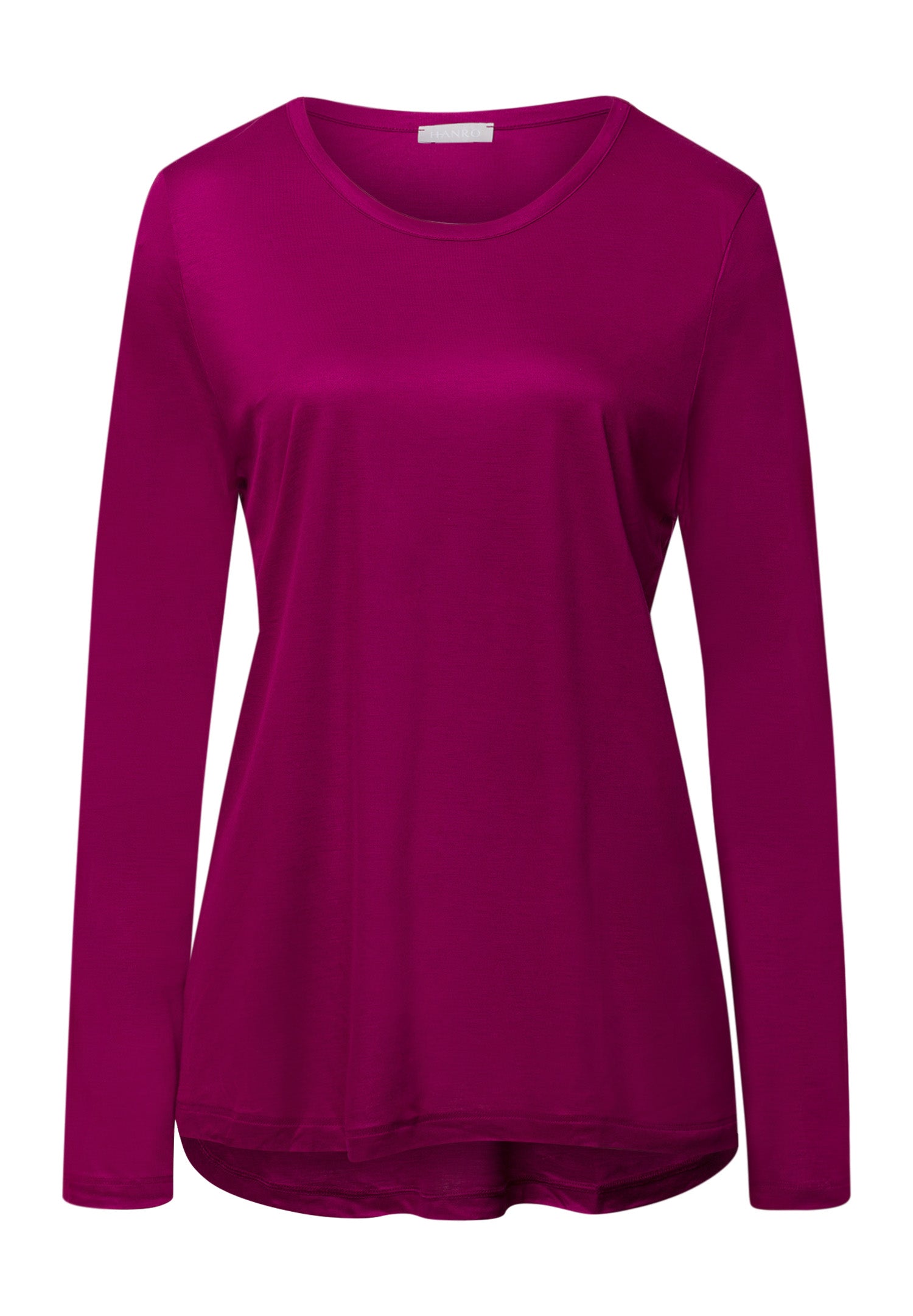 Olivia Soft Tencel™ Round Neck Top | Pink Tourmaline 74776-2473