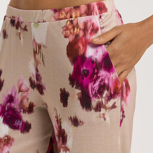 Olivia Soft Tencel™ Lounge Pants | Flower Art Print 74777-3051