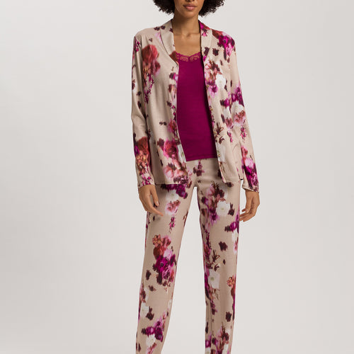 Olivia Soft Tencel™ Lounge Pants | Flower Art Print 74777-3051