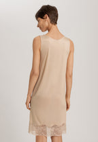 Lilith Tencel™ Lace Trim Tank Nightgown | Coffee Quartz 74779-2216