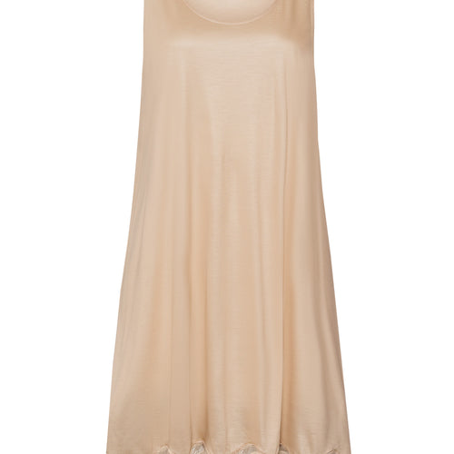Lilith Tencel™ Lace Trim Tank Nightgown | Coffee Quartz 74779-2216