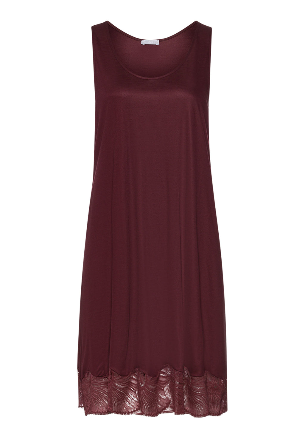 Lilith Tencel™ Lace Trim Tank Nightgown | Vivid Brown 74779-2421