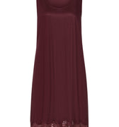 Lilith Tencel™ Lace Trim Tank Nightgown | Vivid Brown 74779-2421