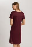 Lilith Tencel™ Lace Trim Nightgown | Vivid Brown 74780-2421