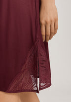 Lilith Tencel™ Lace Trim Nightgown | Vivid Brown 74780-2421