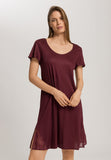 Lilith Tencel™ Lace Trim Nightgown | Vivid Brown 74780-2421