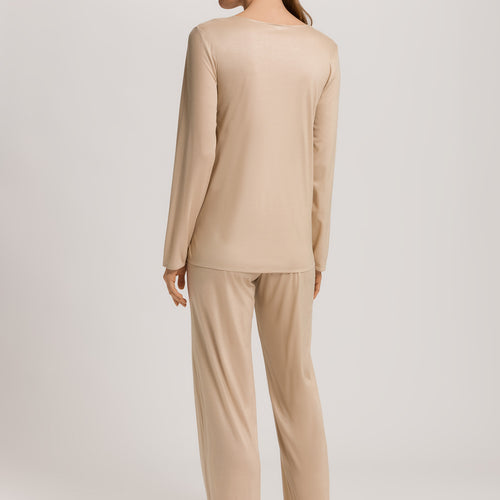 Lilith Tencel™ Lace Trim Pajama Set | Coffee Quartz 74781-2216