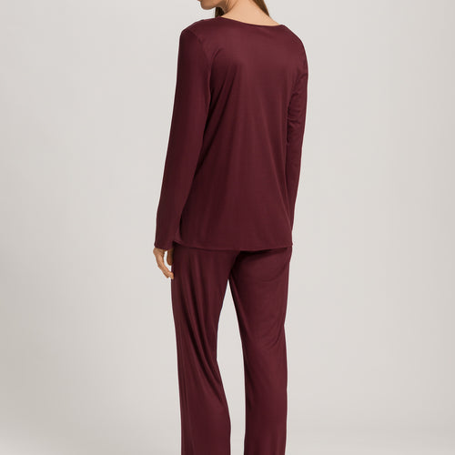 Lilith Tencel™ Lace Trim Pajama Set | Vivid Brown 74781-2421