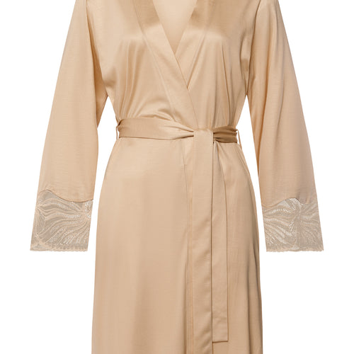 Lilith Tencel™ Lace Trim Robe | Coffee Quartz 74782-2216