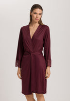 Lilith Tencel™ Lace Trim Robe | Vivid Brown 74782-2421