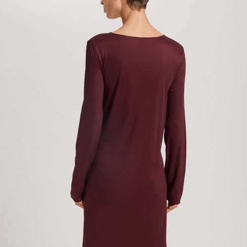 Lilith Tencel™ Lace Trim Nightgown | Vivid Brown 74783-2421