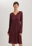 Lilith Tencel™ Lace Trim Nightgown | Vivid Brown 74783-2421