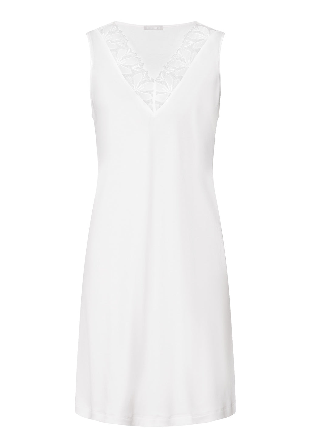 Kalea Floral Tulle Cotton Tank Nightgown | Off White 74784-102