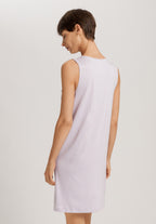 Kalea Floral Tulle Cotton Tank Nightgown | Pink Lavender 74784-2463