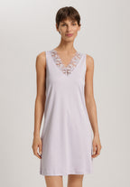 Kalea Floral Tulle Cotton Tank Nightgown | Pink Lavender 74784-2463