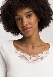 Kalea Floral Tulle Cotton Nightgown | Off White 74785-102