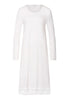 Kalea Floral Tulle Cotton Nightgown | Off White 74786-102