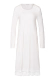 Kalea Floral Tulle Cotton Nightgown | Off White 74786-102