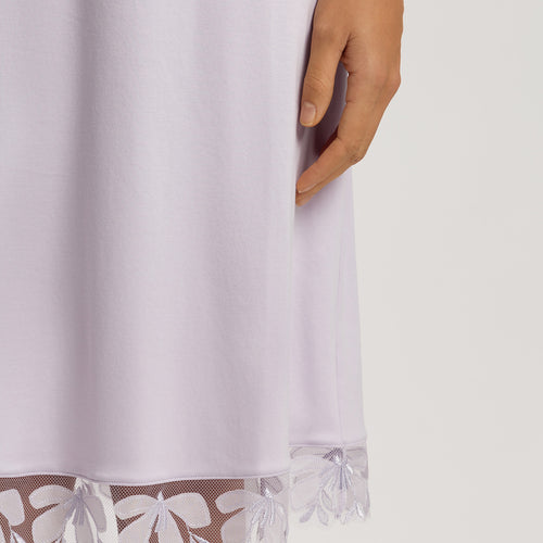 Kalea Floral Tulle Cotton Nightgown | Pink Lavender 74786-2463