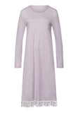 Kalea Floral Tulle Cotton Nightgown | Pink Lavender 74786-2463