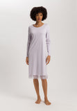Kalea Floral Tulle Cotton Nightgown | Pink Lavender 74786-2463