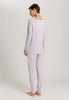 Kalea Floral Tulle Cotton Pajama Set | Pink Lavender 74788-2463
