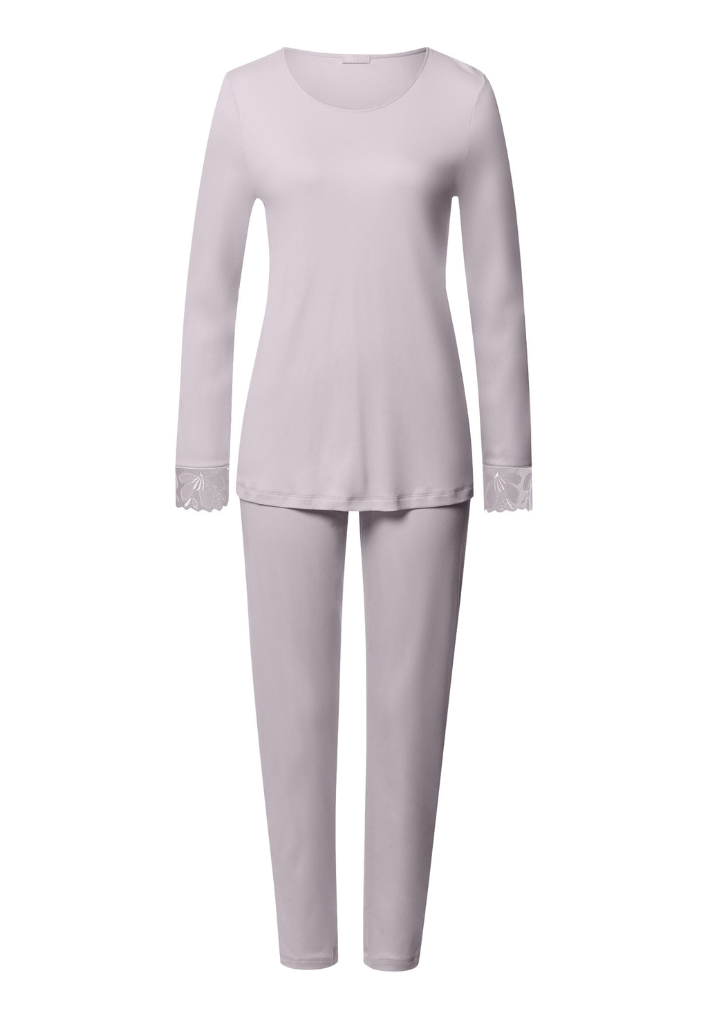 Kalea Floral Tulle Cotton Pajama Set | Pink Lavender 74788-2463