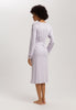 Kalea Floral Tulle Cotton Robe | Pink Lavender 74789-2463