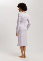 Kalea Floral Tulle Cotton Robe | Pink Lavender 74789-2463