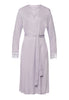 Kalea Floral Tulle Cotton Robe | Pink Lavender 74789-2463