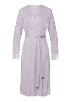 Kalea Floral Tulle Cotton Robe | Pink Lavender 74789-2463