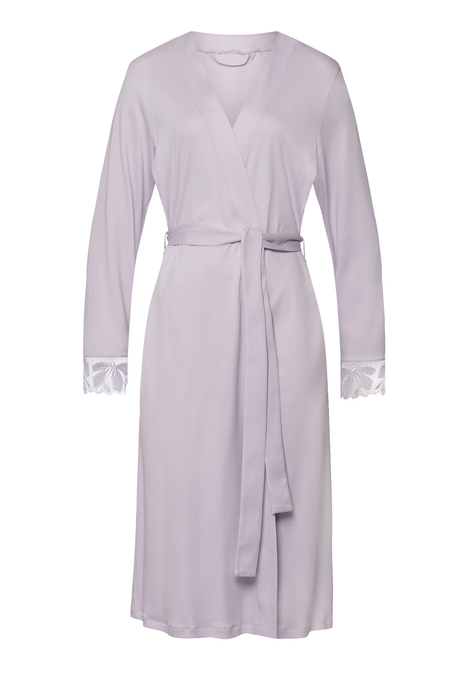 Kalea Floral Tulle Cotton Robe | Pink Lavender 74789-2463