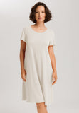 Serena Cotton And Linen Nightgown | Misty White 74792-2123