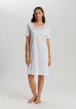 Liz Cotton Nightgown With Embroidery | White 74796-101