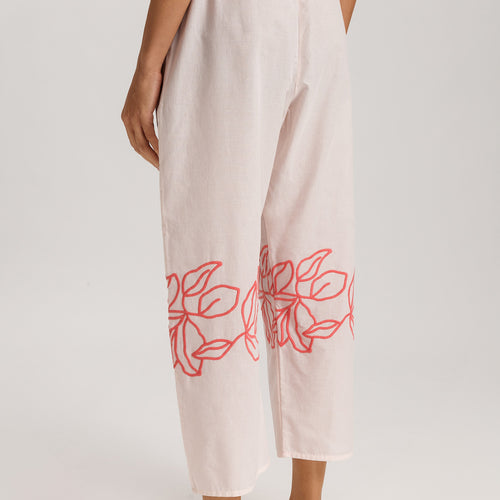 Liz Cotton Crop Pants With Embroidery | Melon Soda 74798-2337