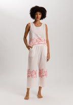 Liz Relaxed Cotton Tank Top With Embroidery | Melon Soda 74799-2337