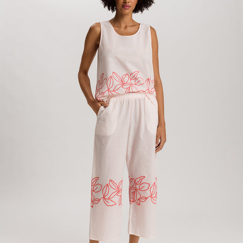 Liz Relaxed Cotton Tank Top With Embroidery | Melon Soda 74799-2337