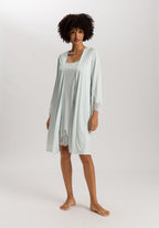 Melia Scalloped Lace Spaghetti Chemise 95cm | Ice Flow 74801-2577