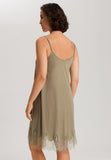 Melia Scalloped Lace Spaghetti Chemise 95cm | Silver Sage 74801-2651