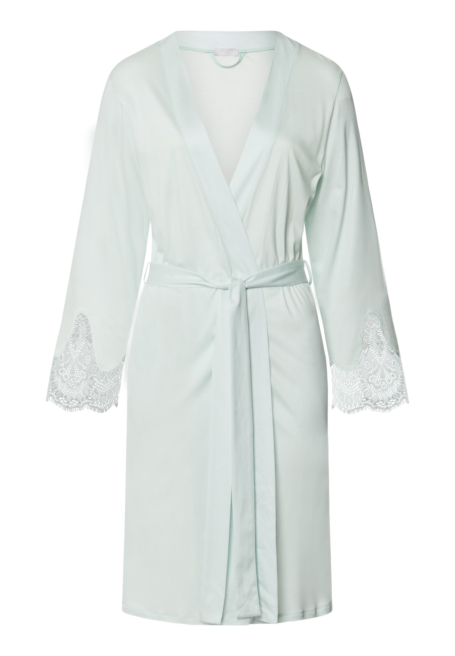 Melia Scalloped Lace Robe 100cm | Ice Flow 74804-2577
