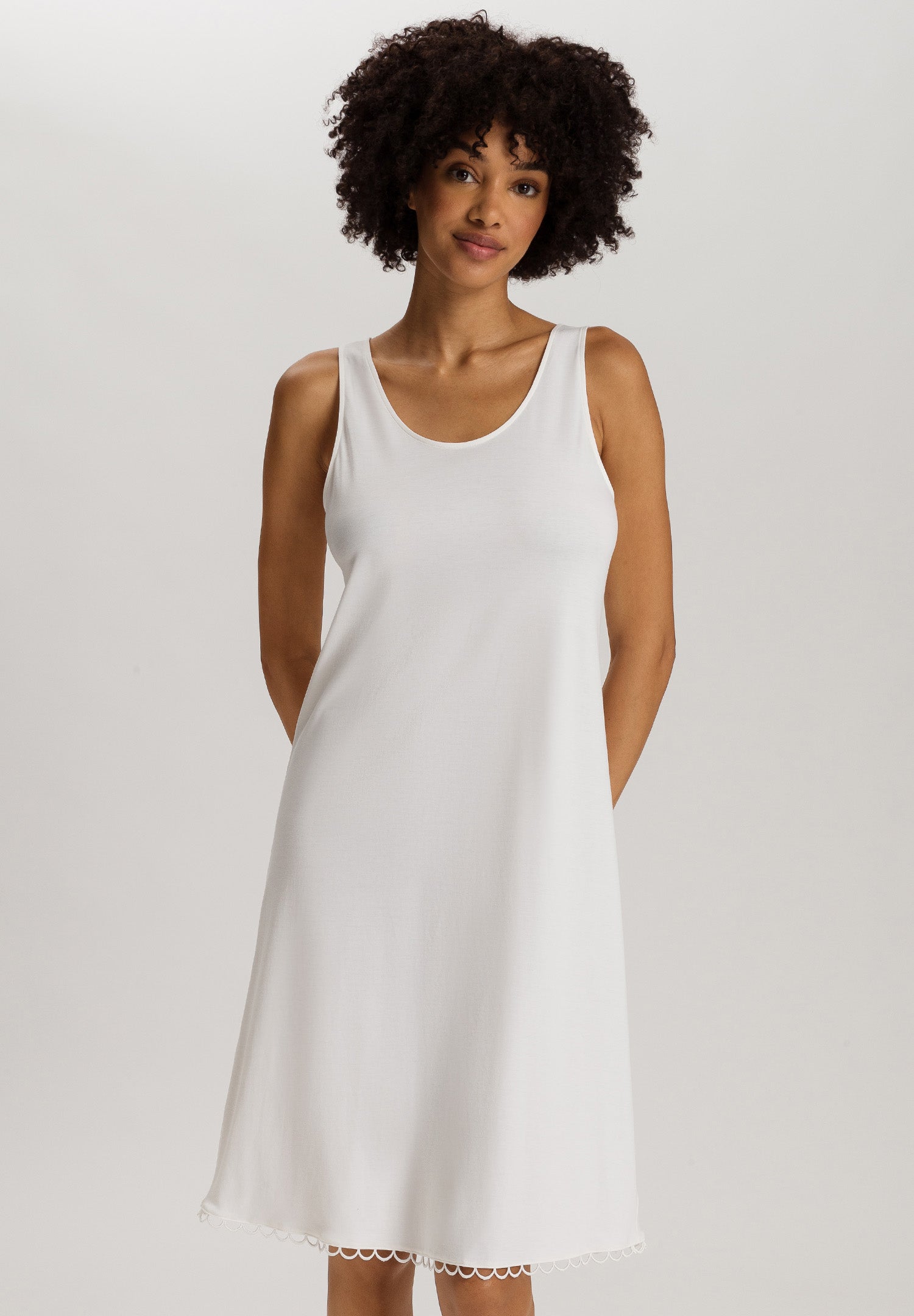 Anouk Cotton Tank Nightgown | Off White 74807-102