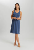 Anouk Cotton Tank Nightgown | Slate Blue 74807-2642