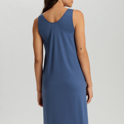 Anouk Cotton Tank Nightgown | Slate Blue 74807-2642