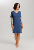 Anouk V-Neck Cotton Nightgown | Slate Blue 74808-2642