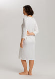 Anouk V-Neck Cotton Nightgown | Off White 74809-102