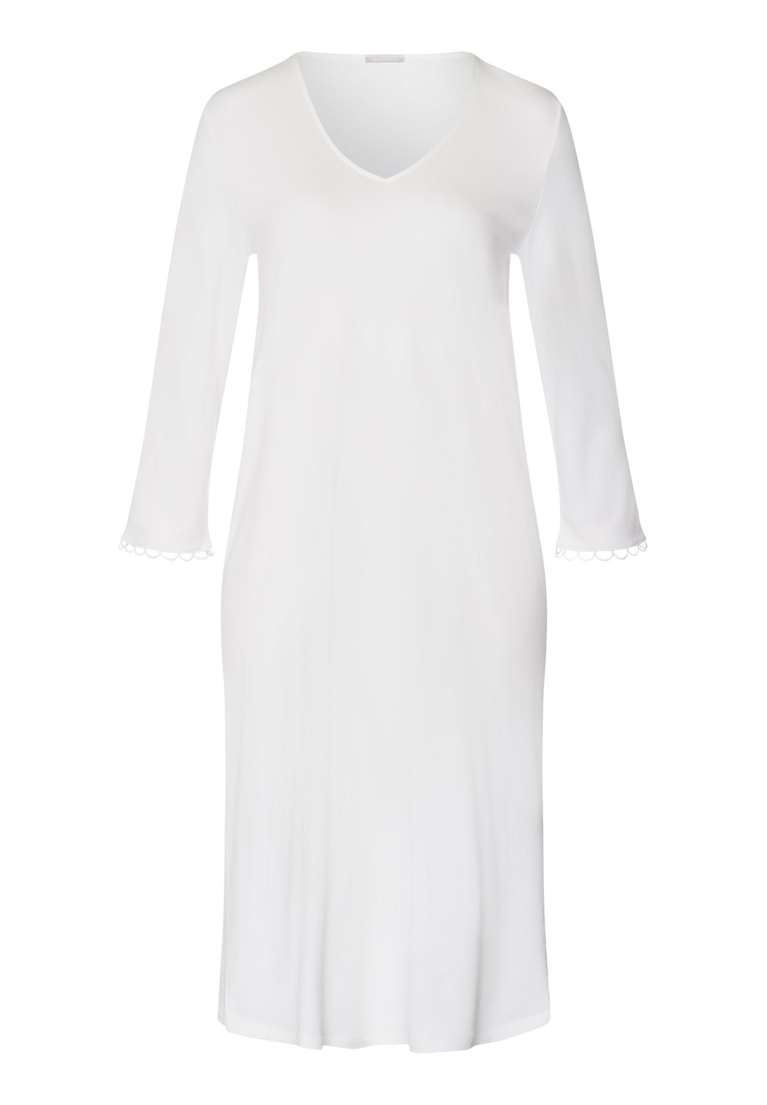 Anouk V-Neck Cotton Nightgown | Off White 74809-102