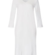 Anouk V-Neck Cotton Nightgown | Off White 74809-102