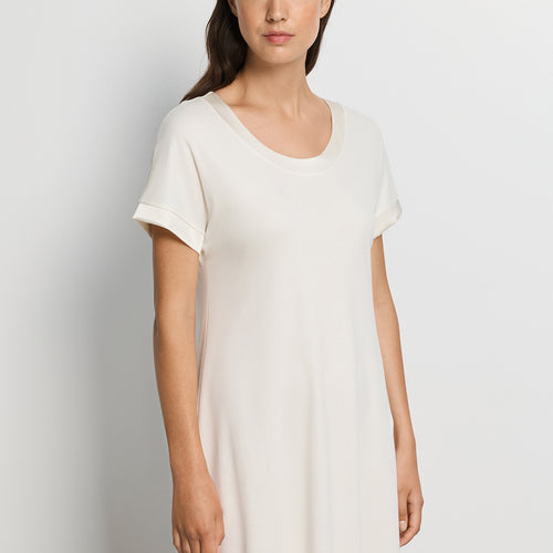 Anilla S/Slv Nightdress 90cm | Misty White 74812-2123
